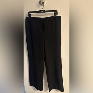 Oscar de la Renta black straight leg pants EUC sz12